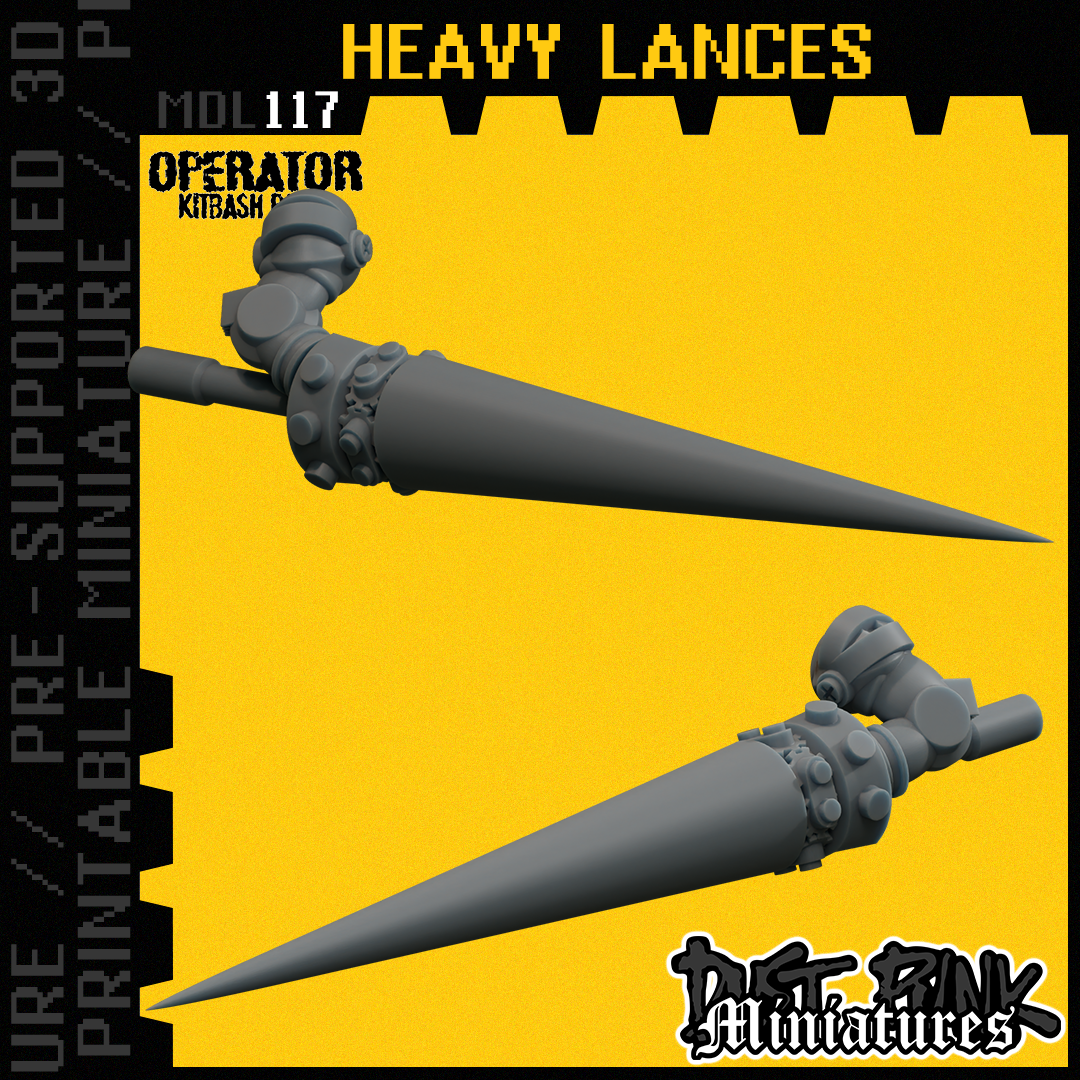 MDL117 HEAVY LANCES [PRE-SUPPORTED]